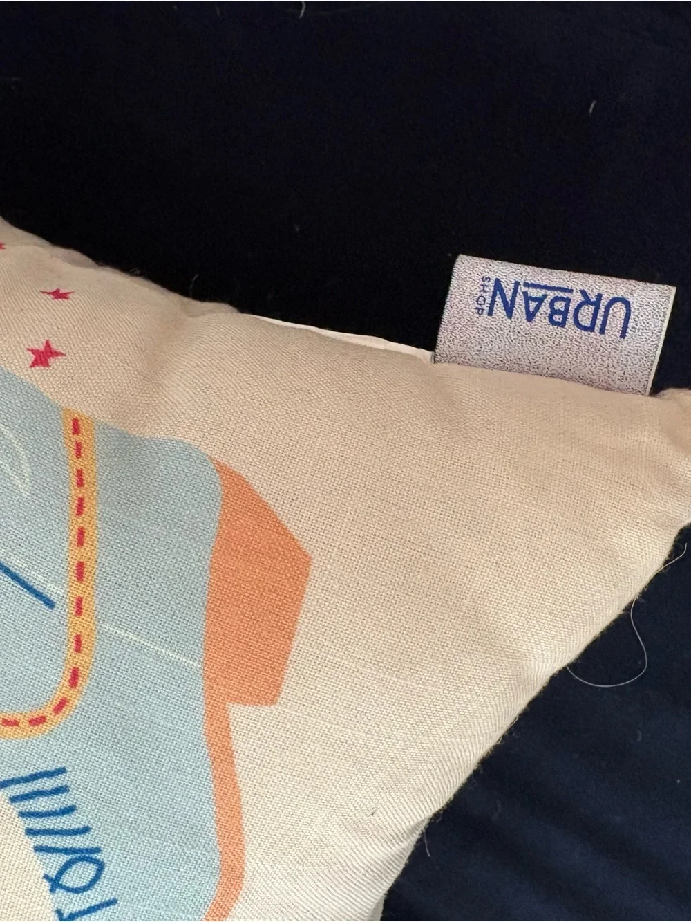 Urban Outfitters Pink & Orange Cowboy Boot Accent Pillows